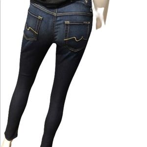 7 For All Mankind 26 mid-rise high-rise skinny ankle jeans SOLD!
